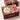 Congratulations cake with red roses in a mahogany Moments gift box